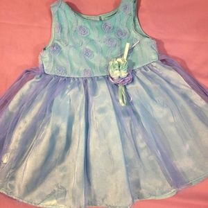 Girls 2t blue dress